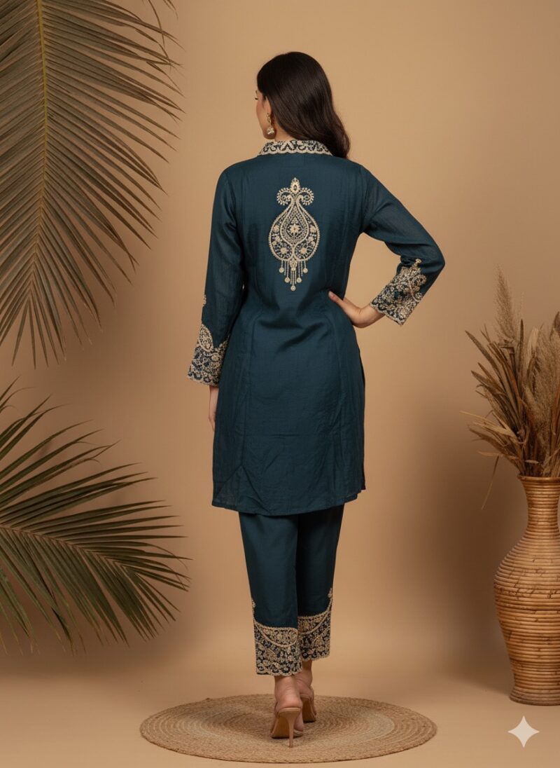 Deep Teal Green Co-ord Set