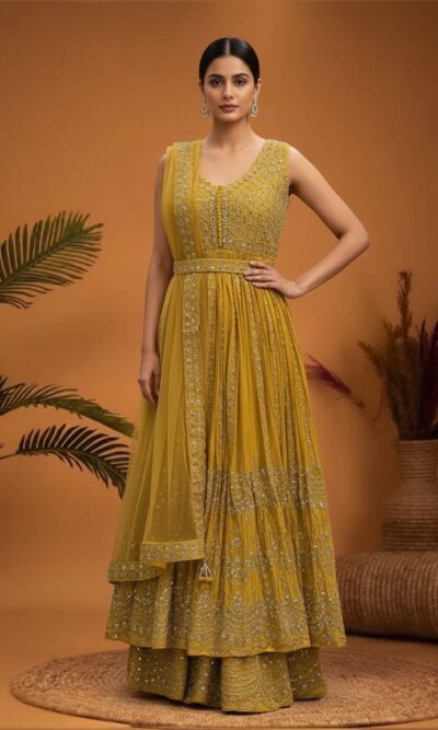 The Layered Anarkali Set