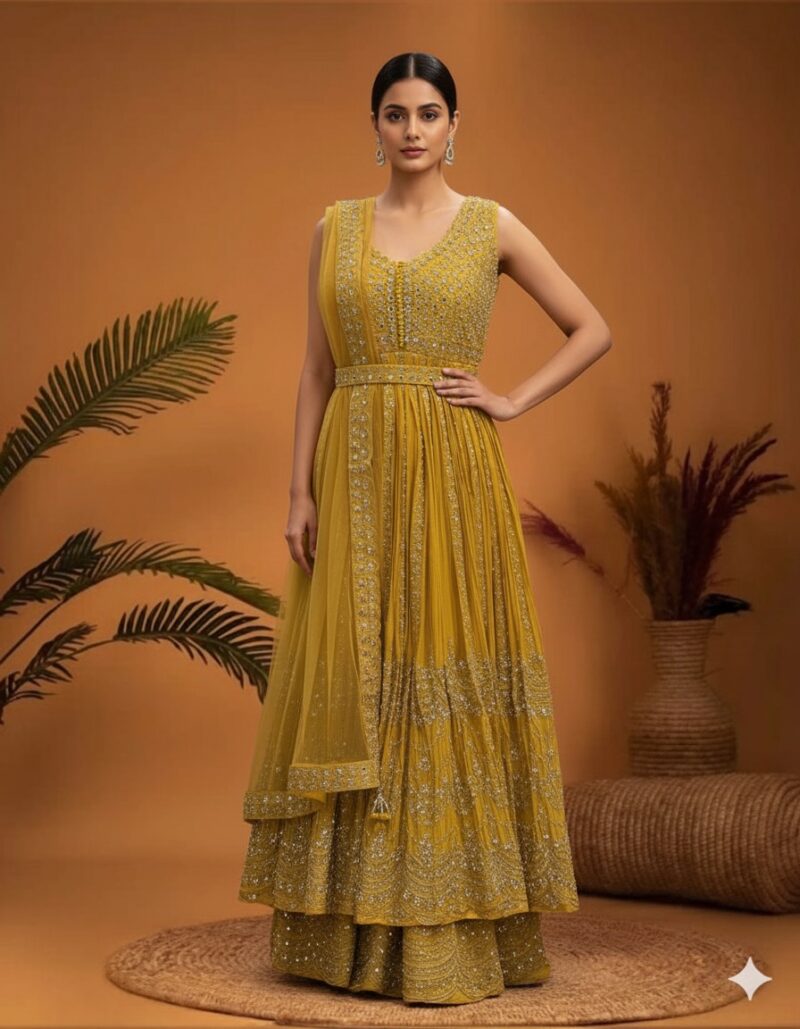 The Layered Anarkali Set