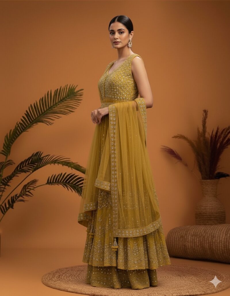 The Layered Anarkali Set