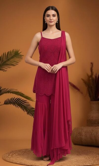 Minimal Scallop Sharara Set