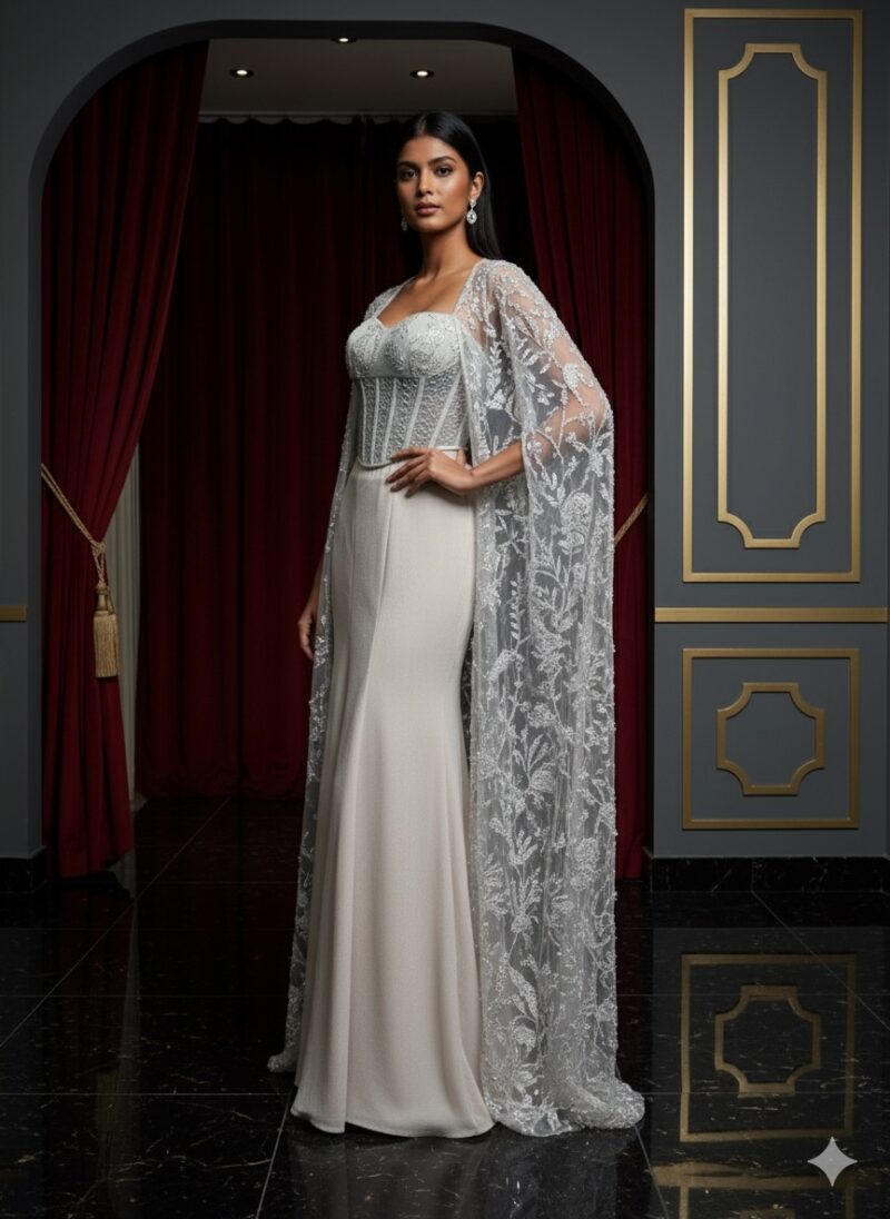 Ivory Grace Cape Set