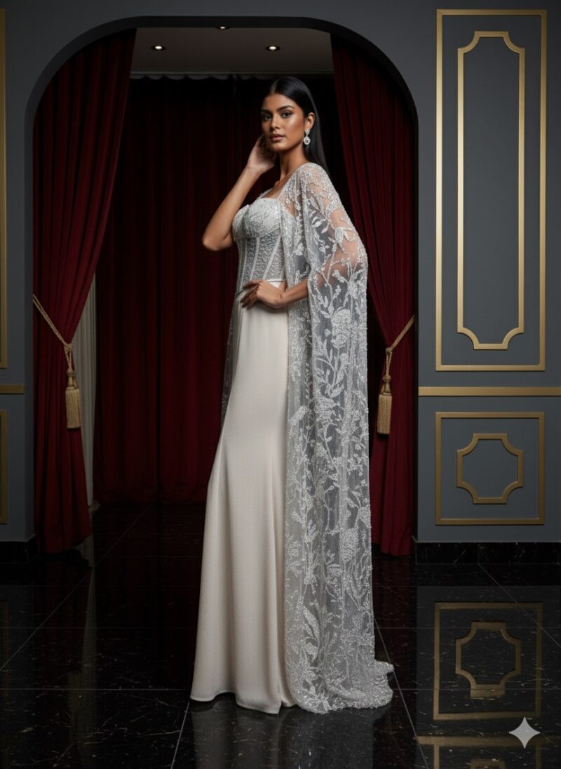 Ivory Grace Cape Set