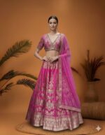 Gulabi Banarasi Charm Lehenga