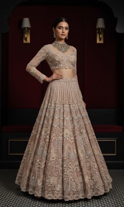 Nude Blush Regal Dream Lehenga