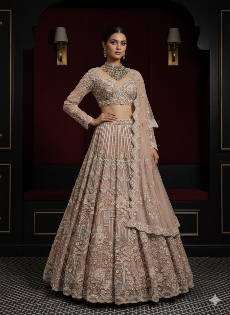 Nude Blush Regal Dream Lehenga