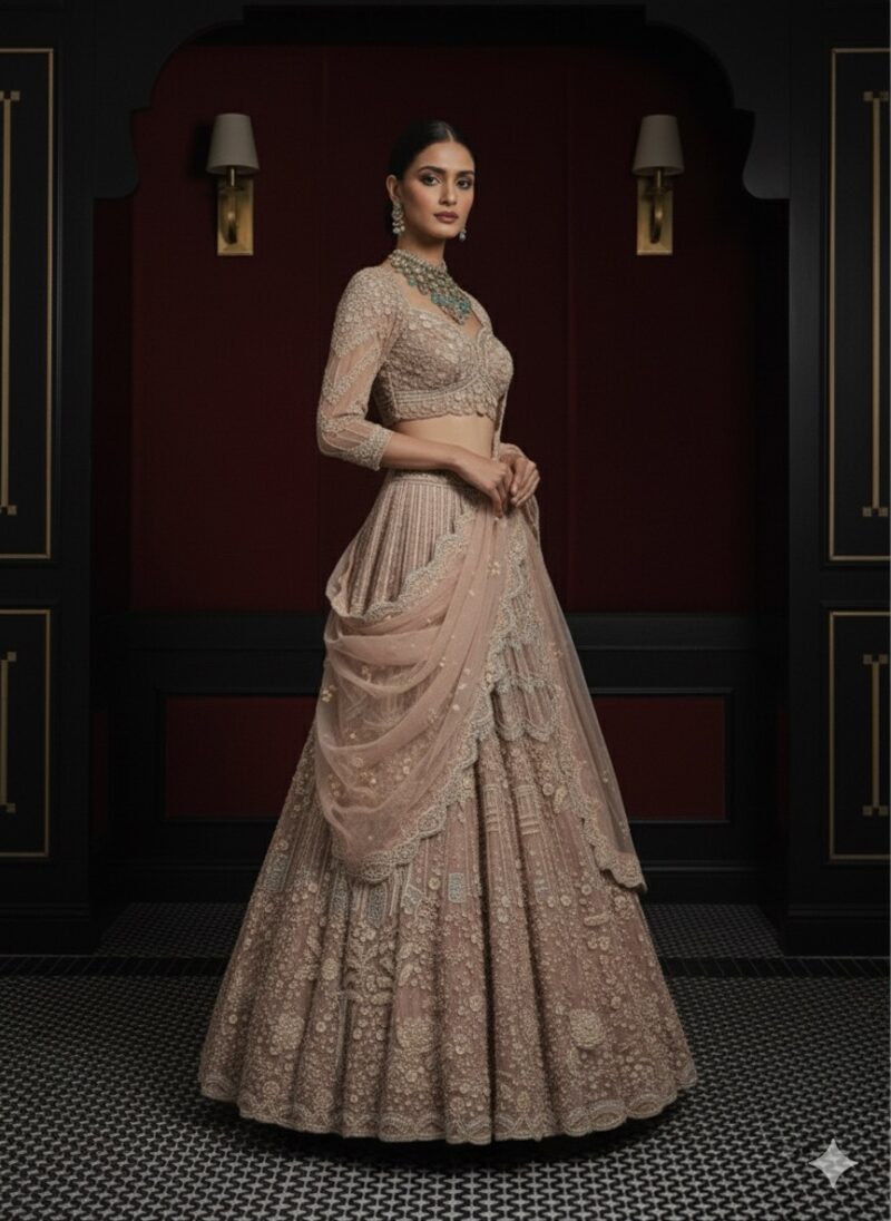 Nude Blush Regal Dream Lehenga