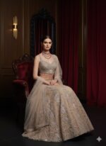 Graceful Ivory Embellished Lehenga Set