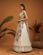 Pearl Petal Ivory Lehenga Ensemble