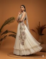 Pearl Petal Ivory Lehenga Ensemble