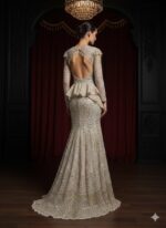 Champagne Ivory Dream Sculpted Gown