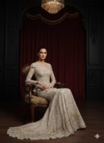 Champagne Ivory Dream Sculpted Gown