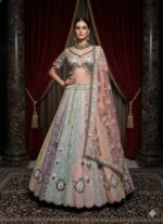 Iridescent Pastel Majestic Lehenga