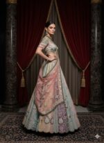Iridescent Pastel Majestic Lehenga