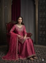Royal Rose Zari Sharara Set