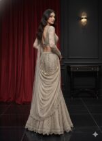Champagne Gold Mermaid Lehenga