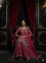 Majestic Magenta Embroidered Lehenga Suit