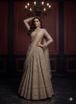 Dusty Rose Embellished Lehenga