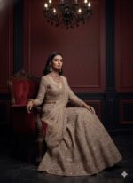Dusty Rose Embellished Lehenga