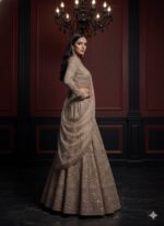 Dusty Rose Embellished Lehenga