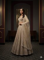 Classic Ivory Panelled Lehenga