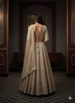 Classic Ivory Panelled Lehenga