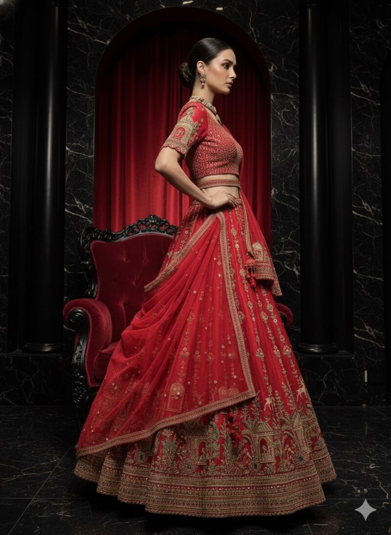 Mughal Majesty Bridal Lehenga