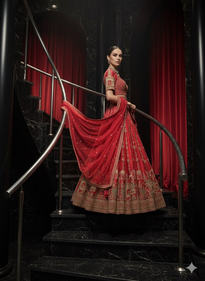Mughal Majesty Bridal Lehenga