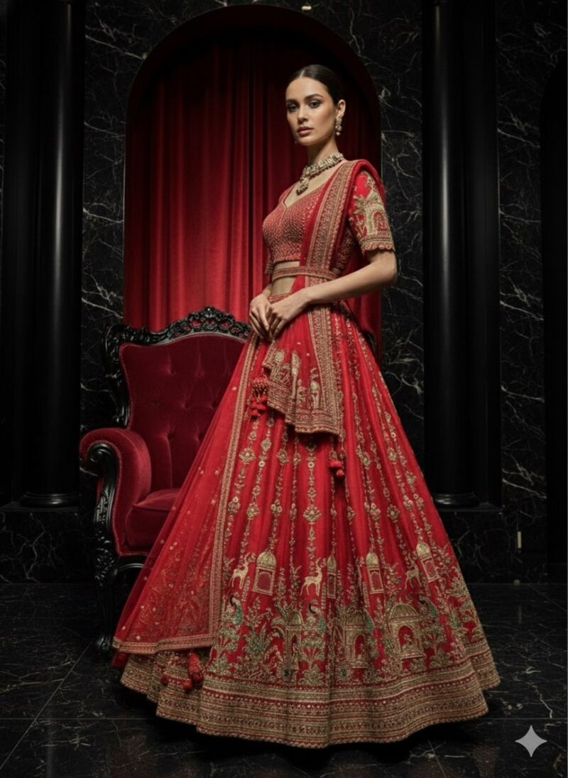 Mughal Majesty Bridal Lehenga
