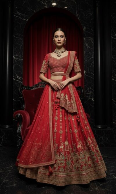 Mughal Majesty Bridal Lehenga