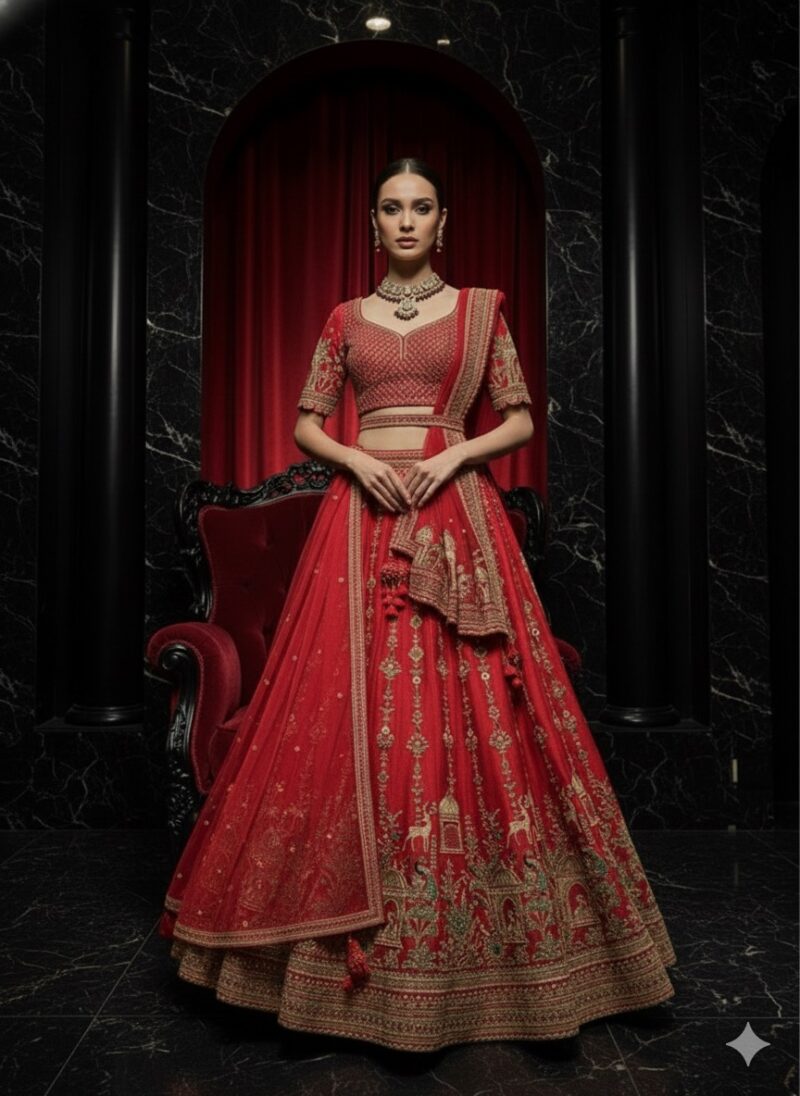 Mughal Majesty Bridal Lehenga