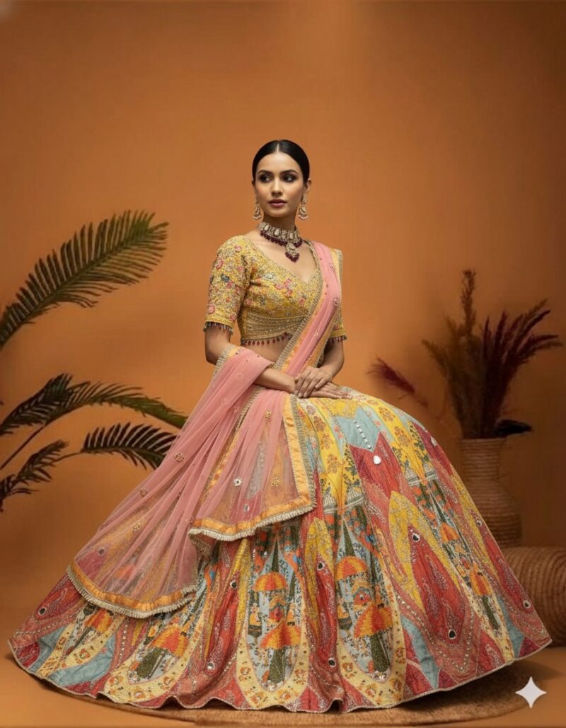 Pastel Festive Royal Lehenga