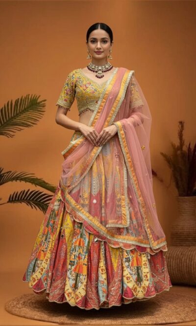 Pastel Festive Royal Lehenga