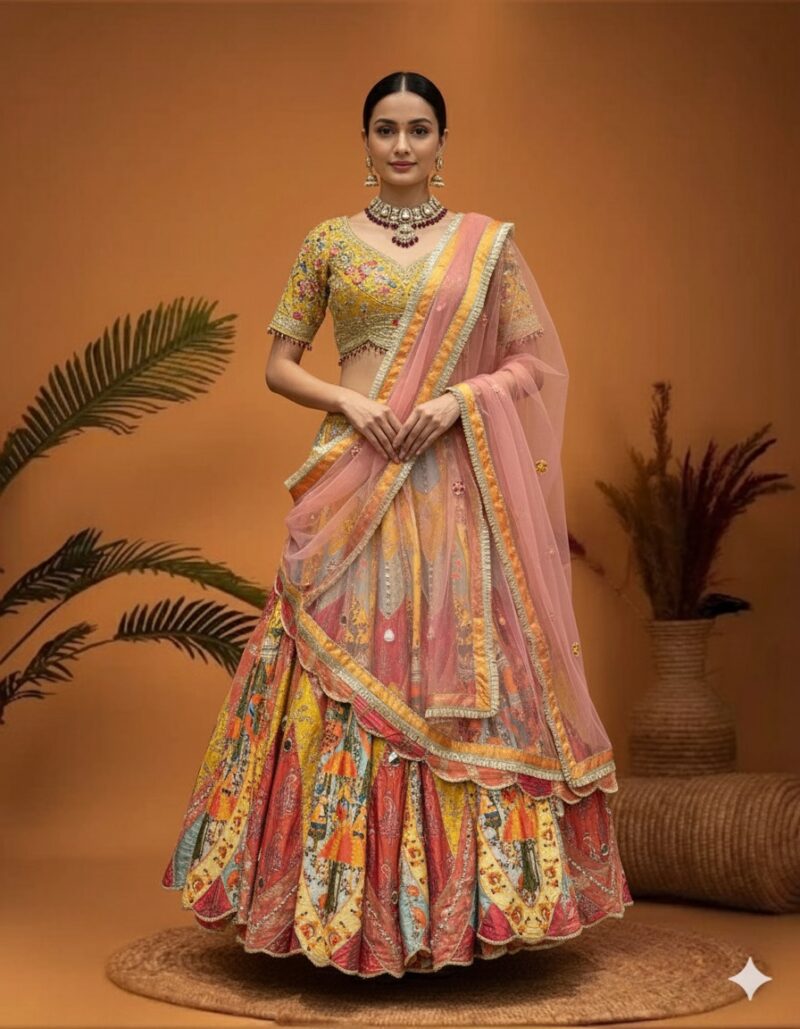 Pastel Festive Royal Lehenga