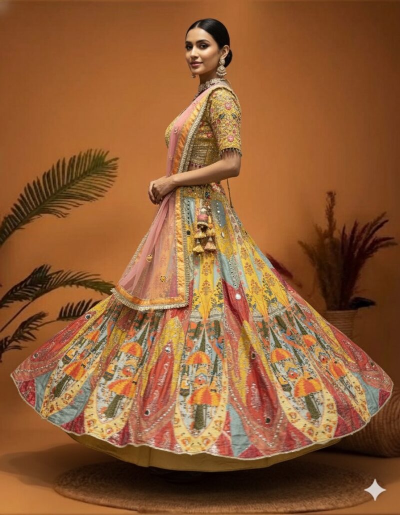Pastel Festive Royal Lehenga