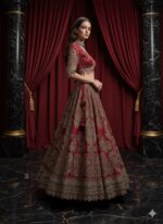 Maroon Zari Dream Lehenga