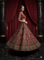 Maroon Zari Dream Lehenga