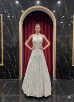 Silver Dream Halo Gown