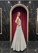 Silver Dream Halo Gown