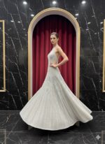 Silver Dream Halo Gown