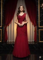 Red Drape Diva Look Saree
