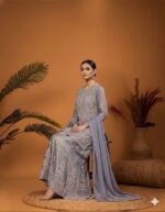 Soft Lavender Sharara Set