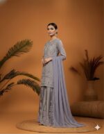 Soft Lavender Sharara Set