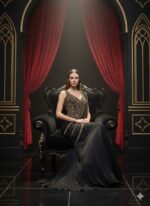 Midnight Royal Drape Saree