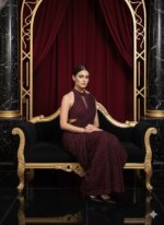 Wine Luxe Evening Drape