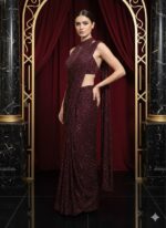Wine Luxe Evening Drape