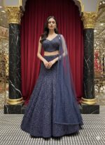 Royal Navy Embellished Lehenga