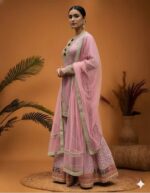 Blush Pink Sharara Set