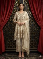 Ivory Grace Embroidered Suit Set