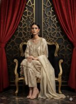Ivory Grace Embroidered Suit Set